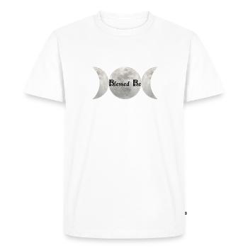 Bénédictions Triple Lune - T-shirt Premium bio Homme - blanc - Devant - Nico (187cm)
