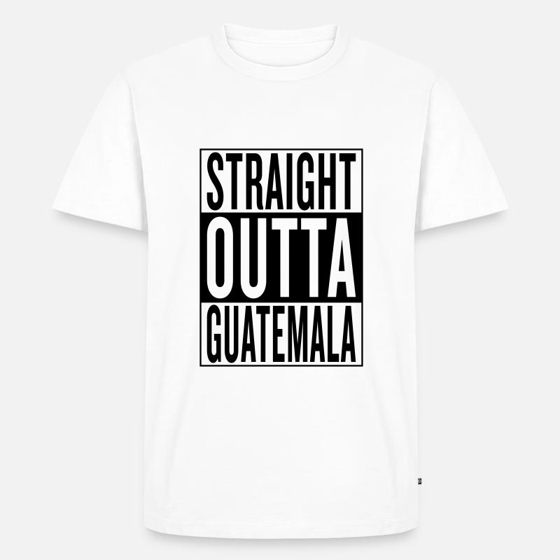 Guatemala - Männer Premium Bio T-Shirt - Weiß