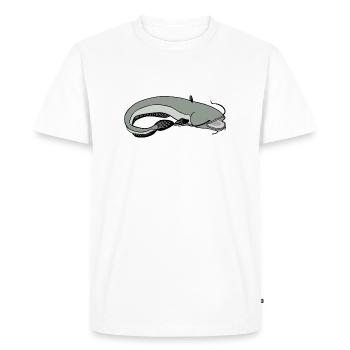 Silure - T-shirt Premium bio Homme - blanc - Devant - Nico (187cm)