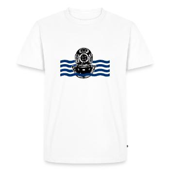 Scaphandrier 4 - T-shirt Premium bio Homme - blanc - Devant - Nico (187cm)