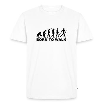 Evolution Nordic Walking - T-shirt Premium bio Homme - blanc - Devant - Nico (187cm)