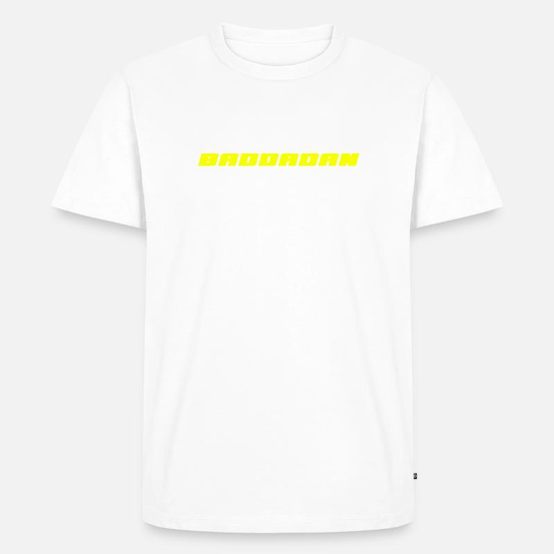 BADDADAN - Männer Premium Bio T-Shirt - Weiß