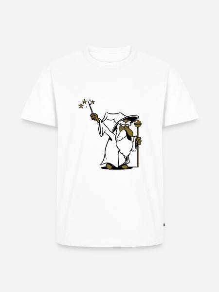 Wizard wand wand - Men's Premium Organic T-Shirt - white
