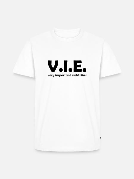elektriker - Männer Premium Bio T-Shirt - Weiß