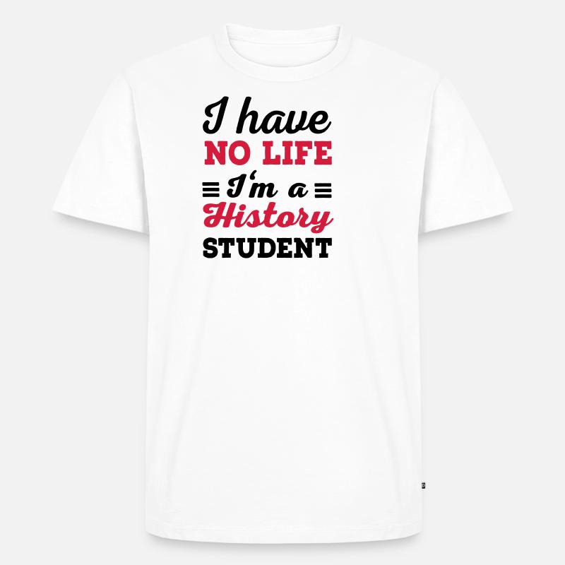 Geschichte - Männer Premium Bio T-Shirt - Weiß