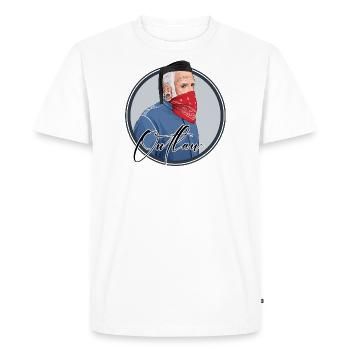 Rieser Grantler // Illustration - Men's Premium Organic T-Shirt - white - Front - Nico (187cm)
