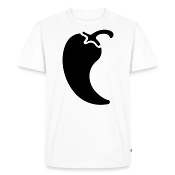 piment - T-shirt Premium bio Homme - blanc - Devant - Nico (187cm)