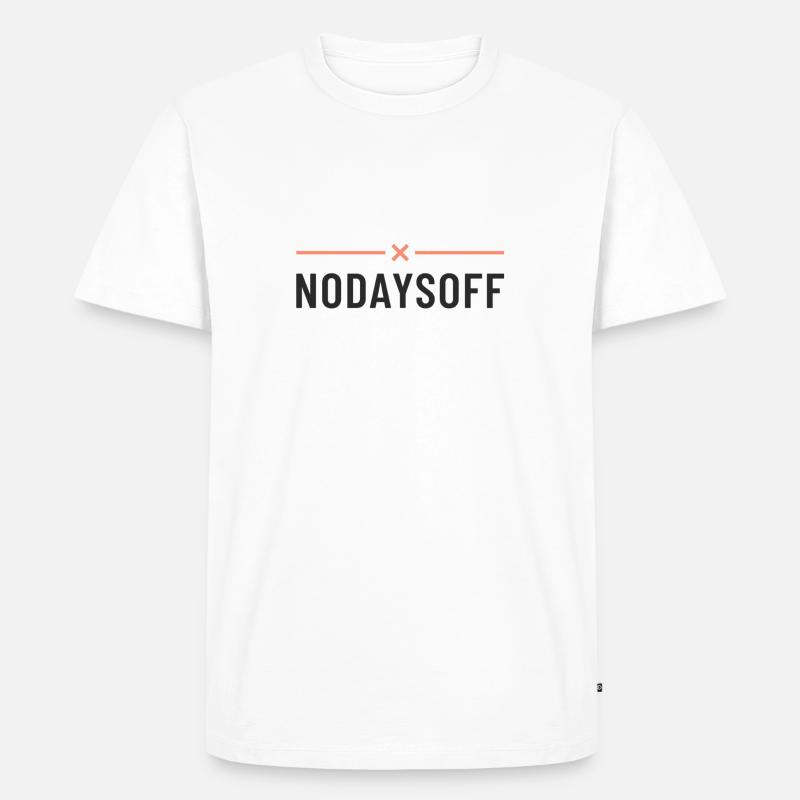 Logo 3 - Männer Premium Bio T-Shirt - Weiß