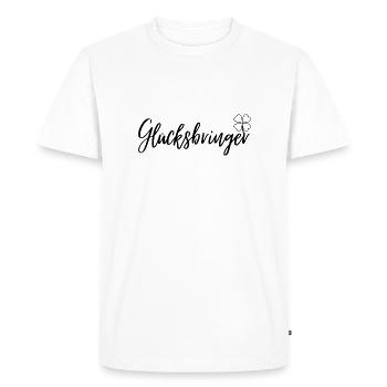 Positive Energy Lucky Charm - Men's Premium Organic T-Shirt - white - Front - Nico (187cm)
