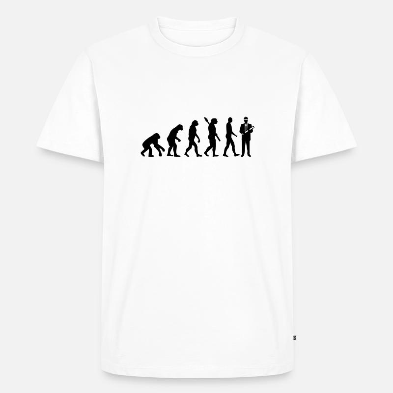 Évolution Ingénieur - T-shirt Premium bio Homme - blanc