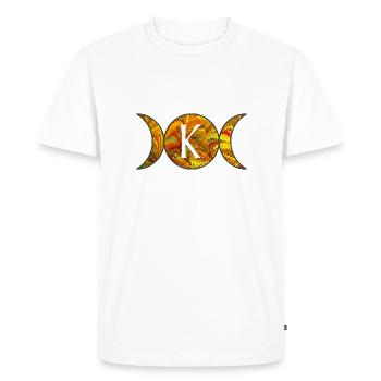 Phases de lune E 38 K - T-shirt Premium bio Homme - blanc - Devant - Nico (187cm)