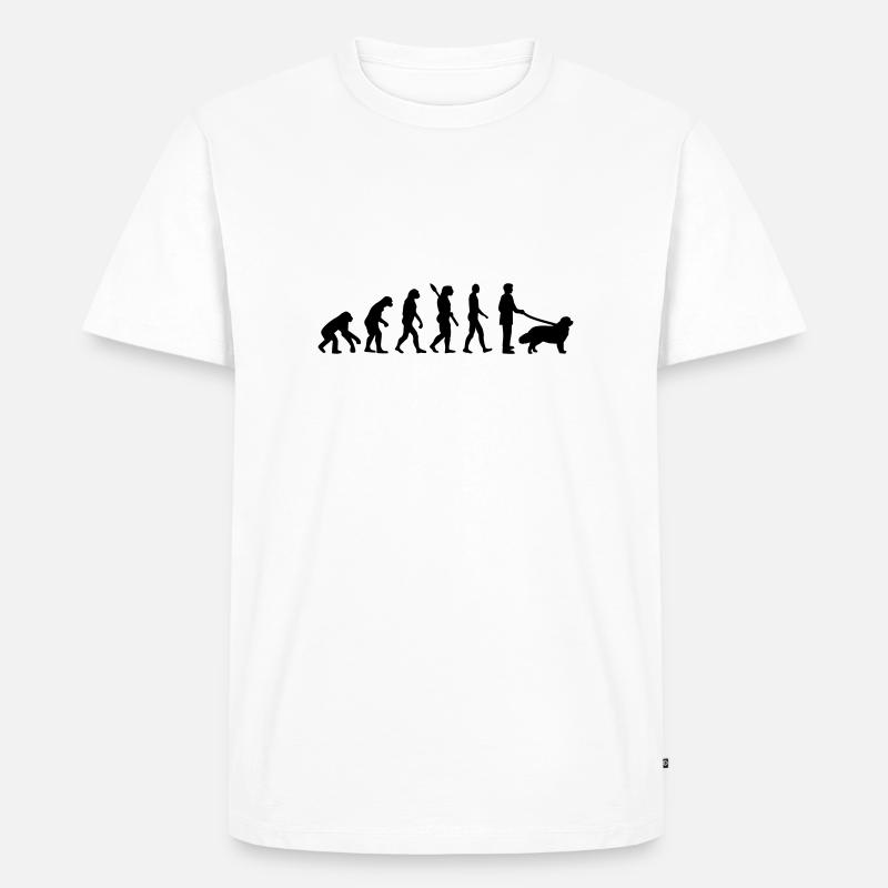 Evolution Newfoundland - Men's Premium Organic T-Shirt - white