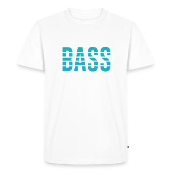 Bass Guitar Bass Player EADG BassIst Music - Men's Premium Organic T-Shirt - white - Front - Nico (187cm)