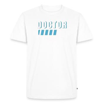Docteur Docteur Travail Médecins - T-shirt Premium bio Homme - blanc - Devant - Nico (187cm)