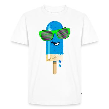 Popsicles Summer heat cool sunglasses delicious - Men's Premium Organic T-Shirt - white - Front - Nico (187cm)
