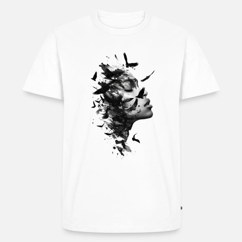 Exposition - Männer Premium Bio T-Shirt - Weiß