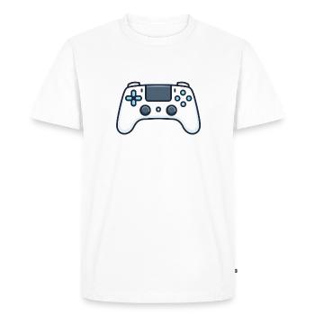 Gamepad for console gamepad - Men's Premium Organic T-Shirt - white - Front - Nico (187cm)