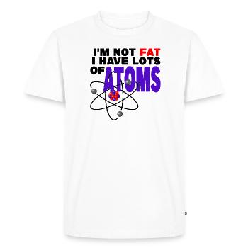 Régime atomique - T-shirt Premium bio Homme - blanc - Devant - Nico (187cm)