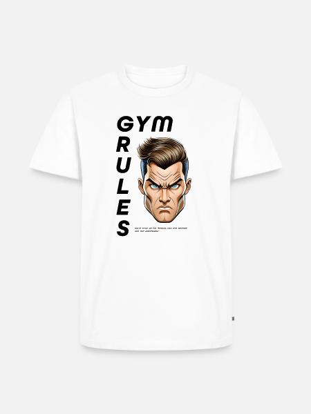 GYM Rules DE - Männer Premium Bio T-Shirt -