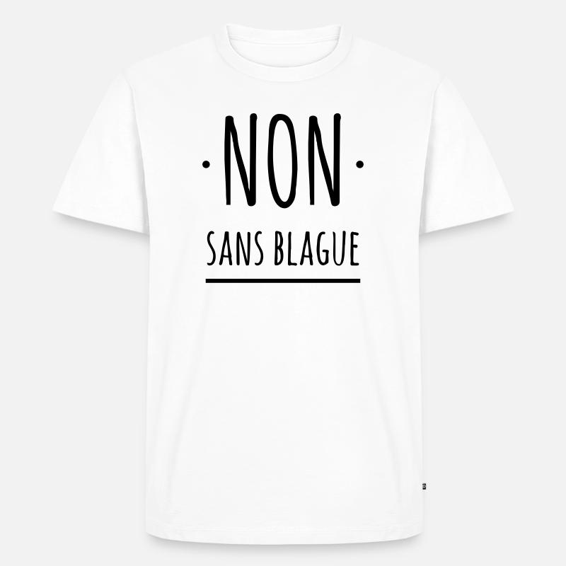 Im Ernst - Männer Premium Bio T-Shirt - Weiß