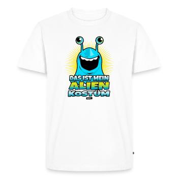 Ceci est mon costume de carnaval HARIZ Kostuem 2 HARIZ - T-shirt Premium bio Homme - blanc - Devant - Nico (187cm)