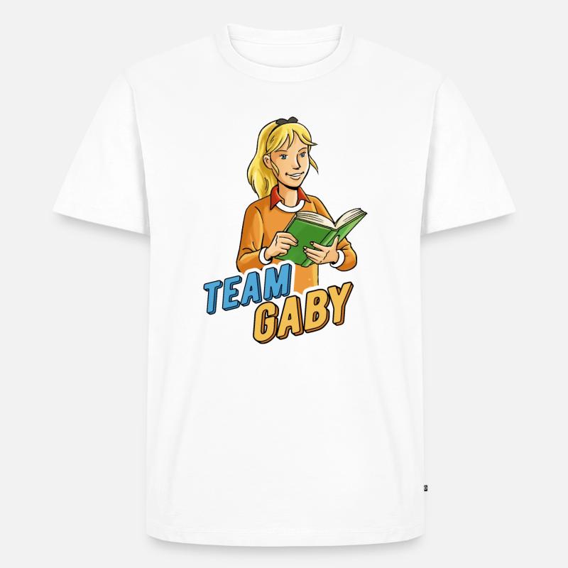 TKKG Team Gaby Glockner - Männer Premium Bio T-Shirt - Weiß