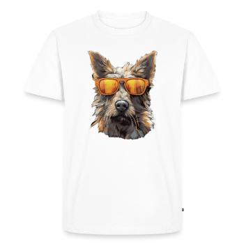 Berger Picard Cool - Berger Picard - T-shirt Premium bio Homme - blanc - Devant - Nico (187cm)