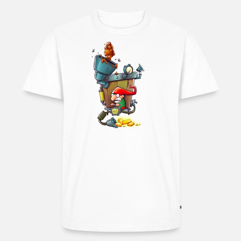 get shit done - Männer Premium Bio T-Shirt - Weiß