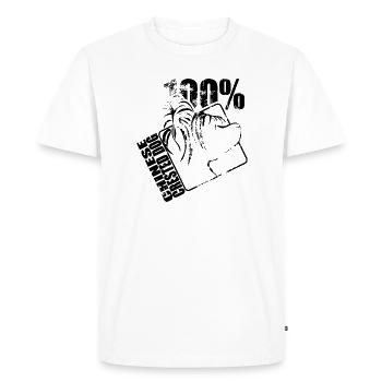 CHINOIS CRESTED DOG 100 chiens chien Wilsigns - T-shirt Premium bio Homme - blanc - Devant - Nico (187cm)