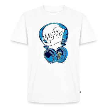 Conception de hip hop - T-shirt Premium bio Homme - blanc - Devant - Nico (187cm)