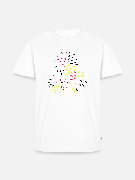 Fireworks - Men's Premium Organic T-Shirt - white