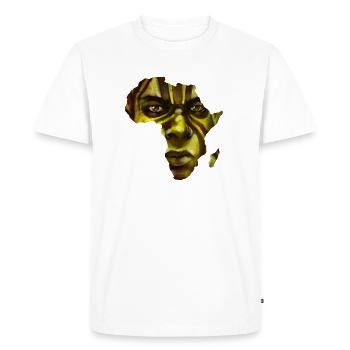 africa - T-shirt Premium bio Homme - blanc - Devant - Nico (187cm)