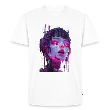 Virtual Influencer 02 - Men's Premium Organic T-Shirt - white - Front - Nico (187cm)