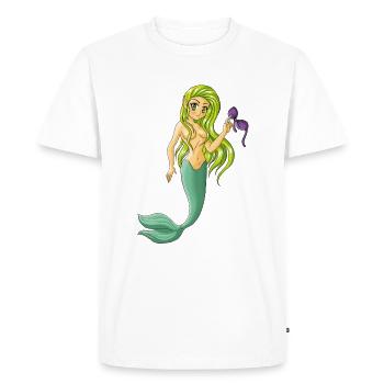 Sirène - sirène - T-shirt Premium bio Homme - blanc - Devant - Nico (187cm)