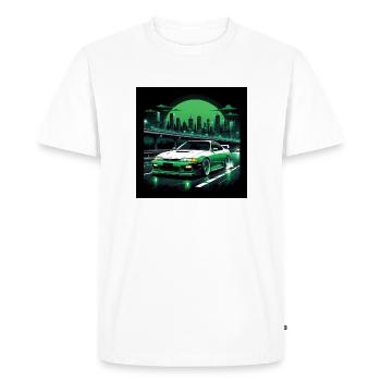 JDM Sportcar Tuning Driftcar Car Gift PS - Men's Premium Organic T-Shirt - white - Front - Nico (187cm)