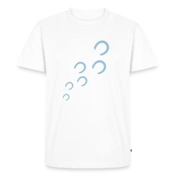 bourrin - T-shirt Premium bio Homme - blanc - Devant - Nico (187cm)