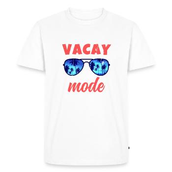 Summer Vacation Family Trip Retro Beach Vacay Mode - Men's Premium Organic T-Shirt - white - Front - Nico (187cm)