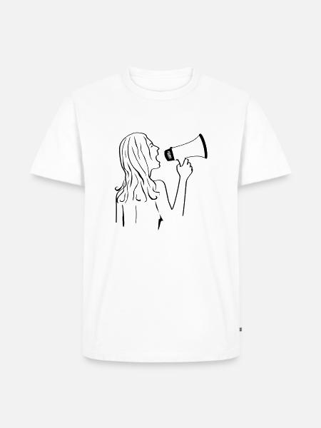 révolution des femmes - T-shirt Premium bio Homme - blanc