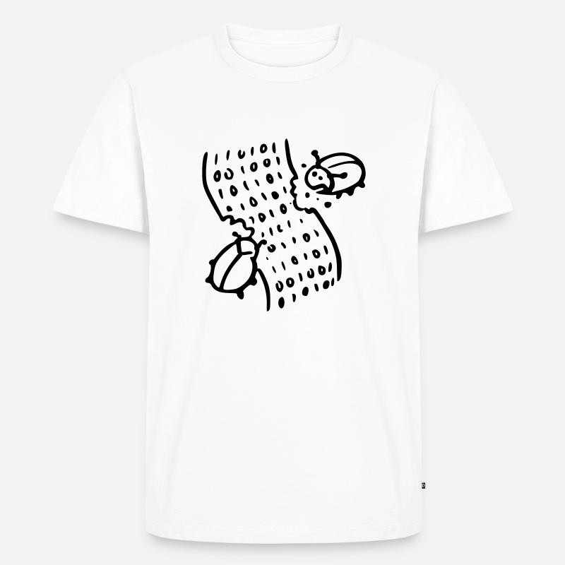 code bugs software - T-shirt Premium bio Homme - blanc