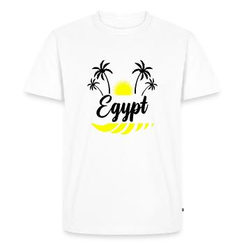 Égypte - T-shirt Premium bio Homme - blanc - Devant - Nico (187cm)