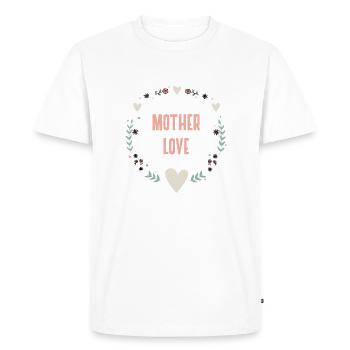 Fête des mères Mother Love Thank You Children Gift - T-shirt Premium bio Homme - blanc - Devant - Nico (187cm)