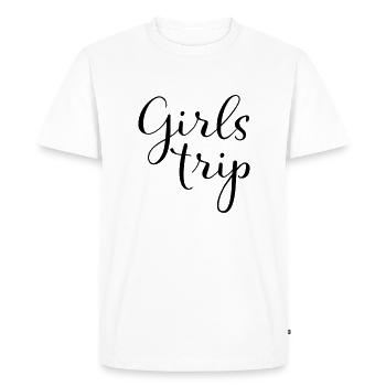 Girlstrip - Men's Premium Organic T-Shirt - white - Front - Nico (187cm)
