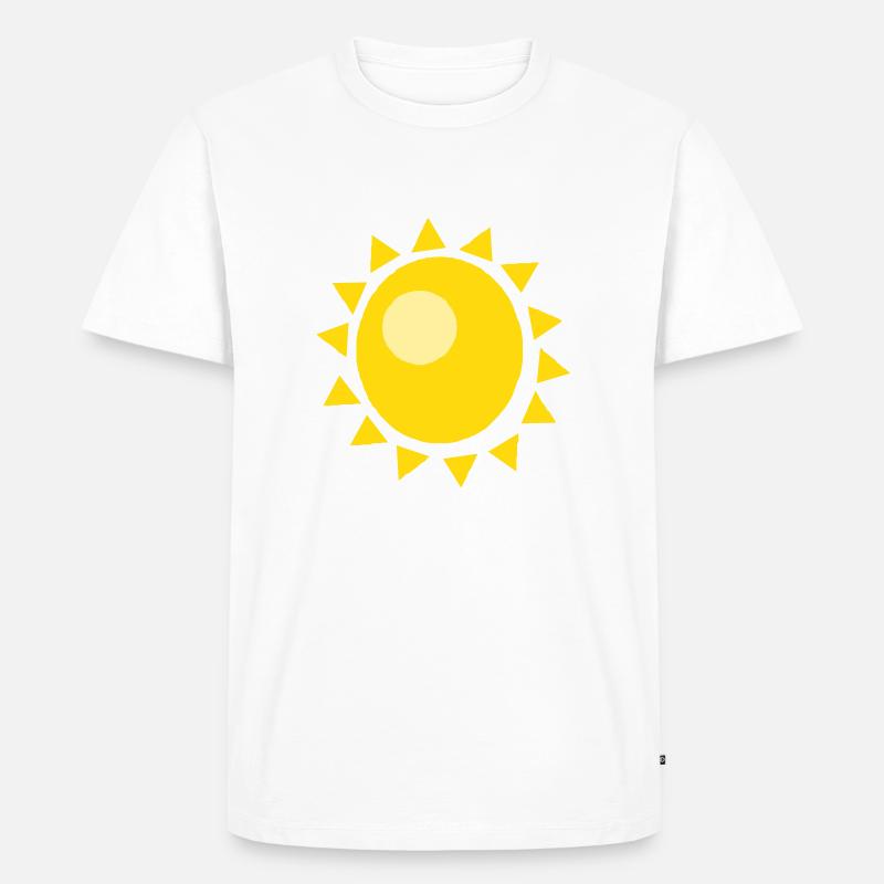 ST19 - Männer Premium Bio T-Shirt - Weiß