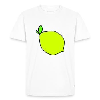citron - T-shirt Premium bio Homme - blanc - Devant - Nico (187cm)