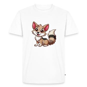 Dingo jeune - T-shirt Premium bio Homme - blanc - Devant - Nico (187cm)