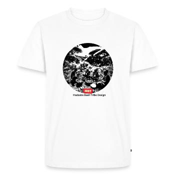Tribu LGBT de la brousse - T-shirt Premium bio Homme - blanc - Devant - Nico (187cm)