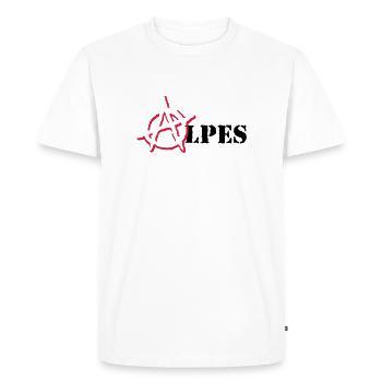 Anarchy Alpes - T-shirt Premium bio Homme - blanc - Devant - Nico (187cm)