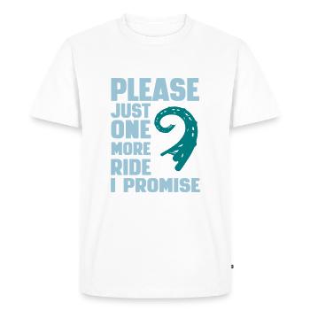 ONEMORE premium - T-shirt Premium bio Homme - blanc - Devant - Nico (187cm)