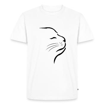 Chats Chats - T-shirt Premium bio Homme - blanc - Devant - Nico (187cm)