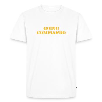commando va - T-shirt Premium bio Homme - blanc - Devant - Nico (187cm)